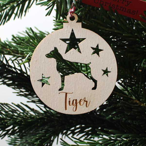 Christmas decoration - DOBERMAN PINSCHER - v1 -