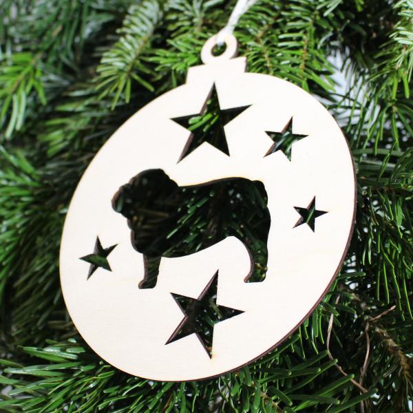 Christmas decoration - ENGLISH BULLDOG - v1