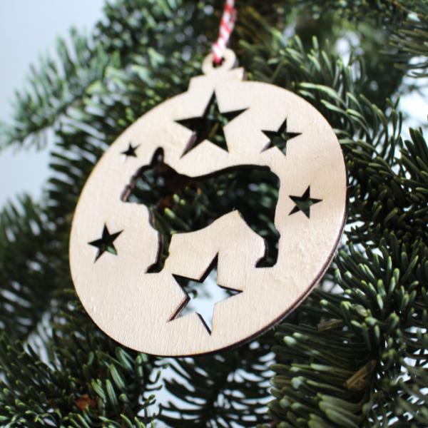 Christmas decoration - FRENCH BULLDOG - v1