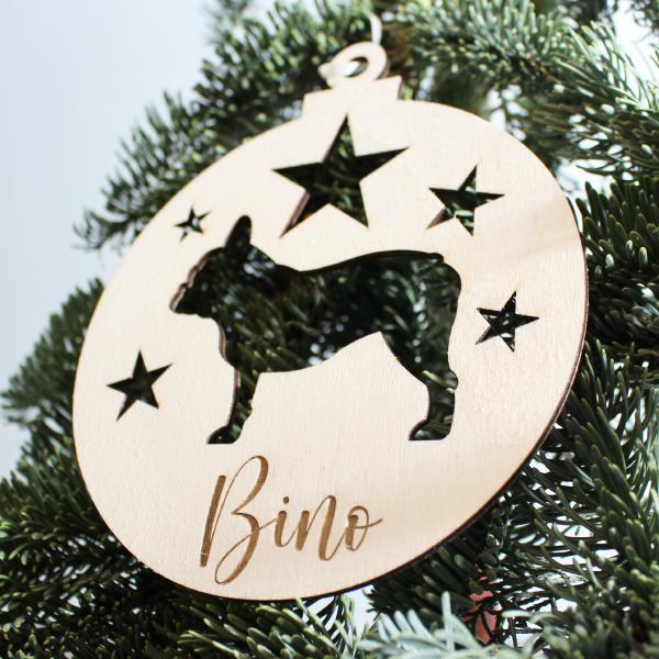 Christmas decoration - FRENCH BULLDOG - v1