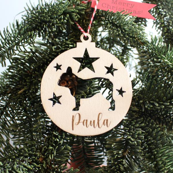 Christmas decoration - FRENCH BULLDOG  - v1 -