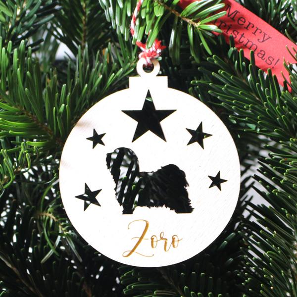 Christmas decoration - HAVANESE DOG - v1 -