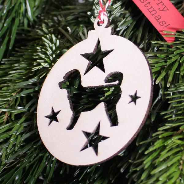 Weihnachtsdeko - PUDEL / KLEINPUDEL - v1