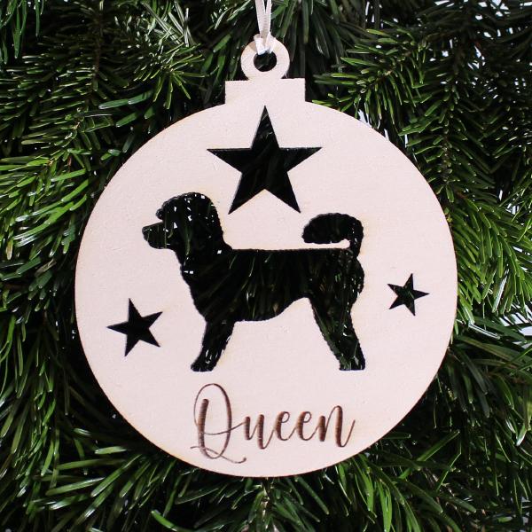 Christmas decoration - SMALL POODLE - v1