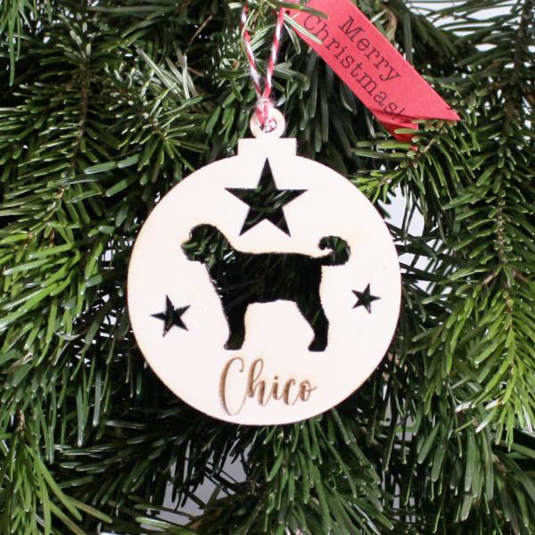 Christmas decoration - LABRADOODLE - v1 -