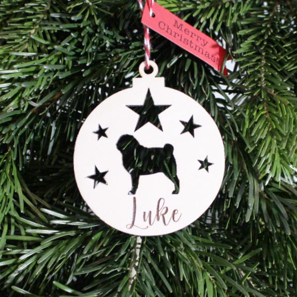 Christmas decoration - PUG - v1 -