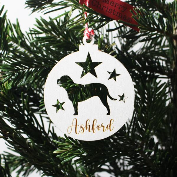 Christmas decoration - OLDE ENGLISH BULLDOG - v1 -