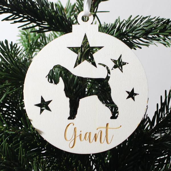 Christmas decoration - GIANT SCHNAUZER / SCHNAUZER  - v1