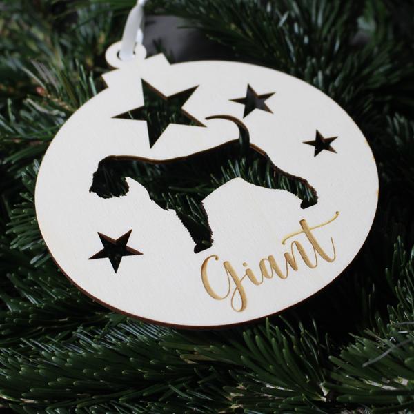 Christmas decoration - GIANT SCHNAUZER / SCHNAUZER - v1